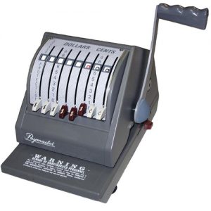 Paymaster 9000 Manual Cheque writer