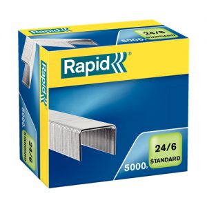 Rapid standard 24/6mm staples 5000pcs