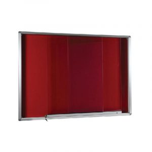 Aluminium Frame Sliding Glass Notice Board