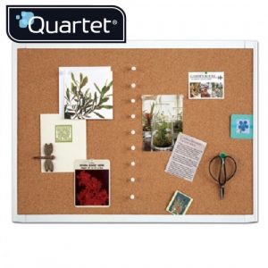 QUARTET White Frame Cork Board