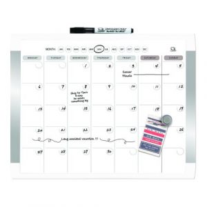 QUARTET Magnetic Dry-Erase Calender