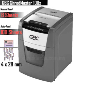 GBC ShredMaster 100X Auto Feed Paper Shredder