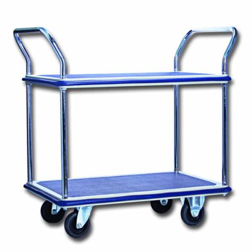 Double Decker Double handle Trolley