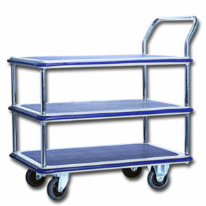 Mystar MS-115 Triple Decker – Single Handle Trolley – 150KG Loading Capacity